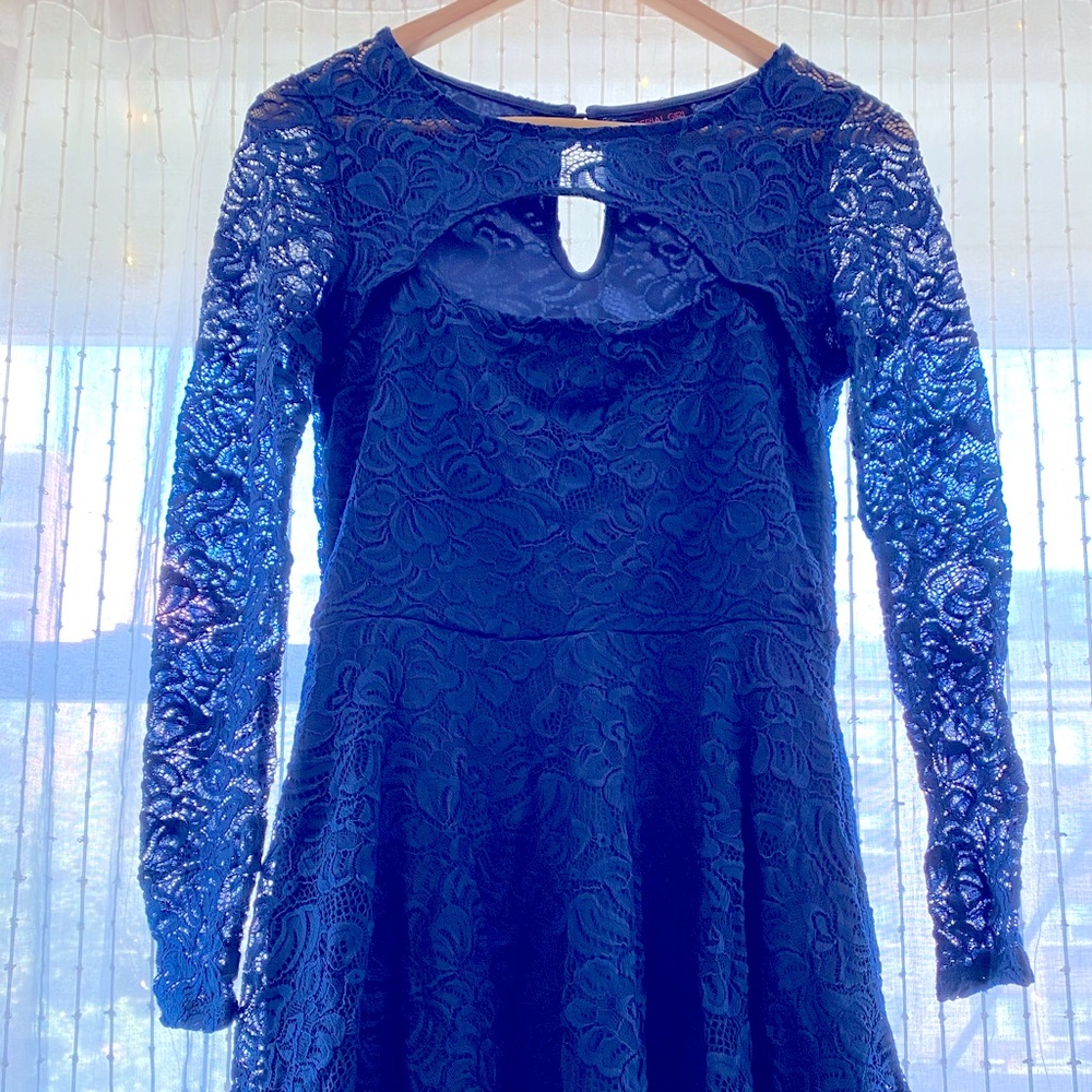 Lace Long Sleeve Dress